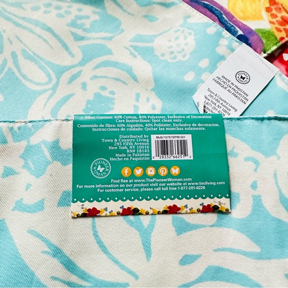 Pioneer Woman Celia Lace Reversible Placemats NEW (6) - Picture 7 of 8